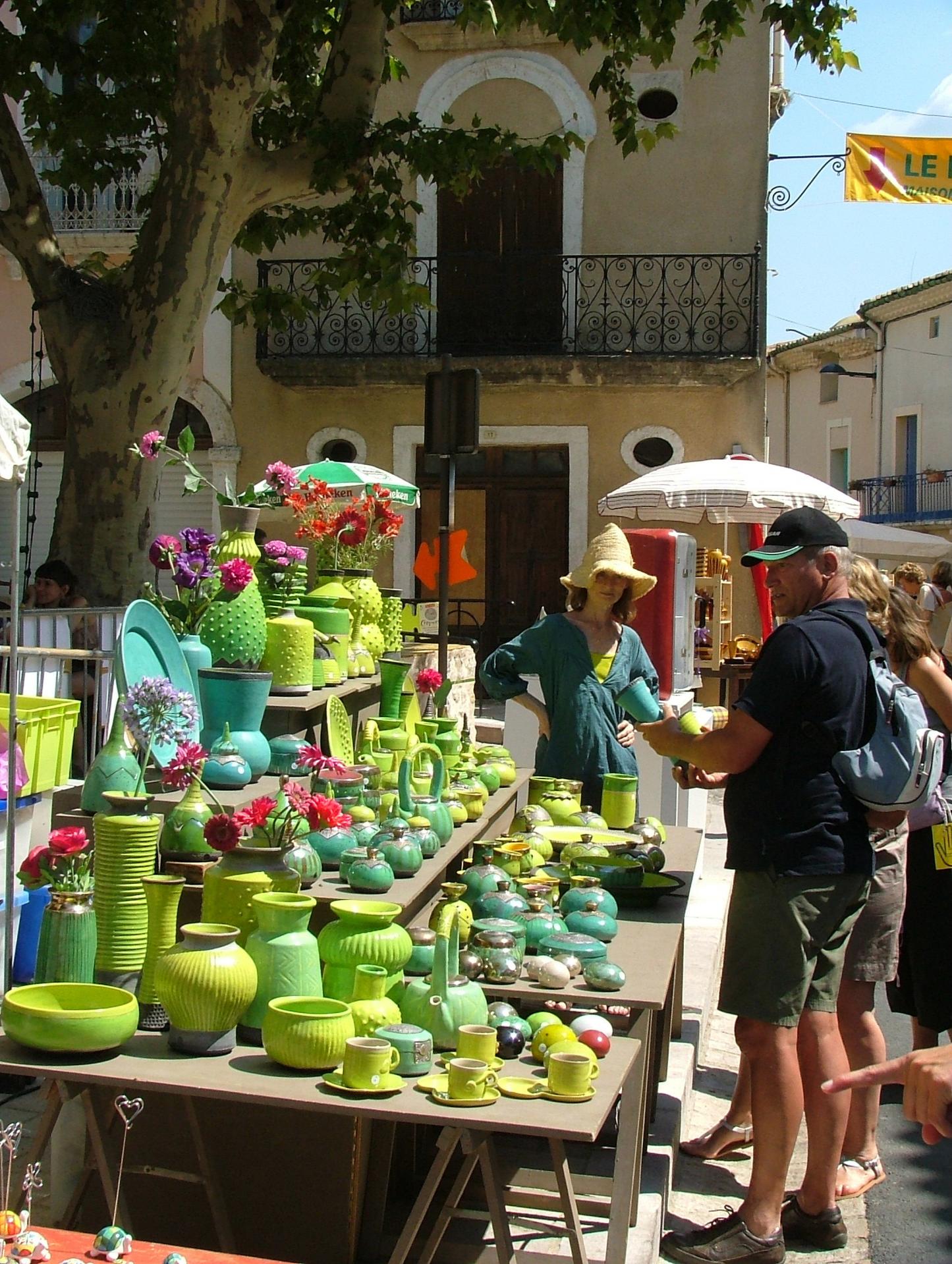 Terre Vivante, Marché potier