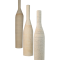Trio bouteilles ordre croissant fond transparent